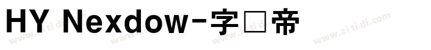 HY Nexdow字体转换